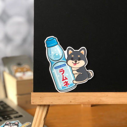 Shiba Stickers-Ramune 柴犬貼紙-波子汽水