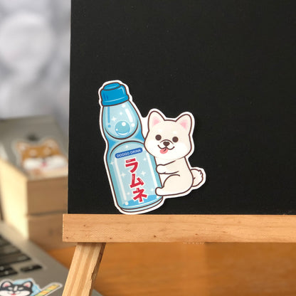 Shiba Stickers-Ramune 柴犬貼紙-波子汽水