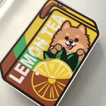 Husky Stickers-Knife 雪橇狗貼紙-咬刀仔