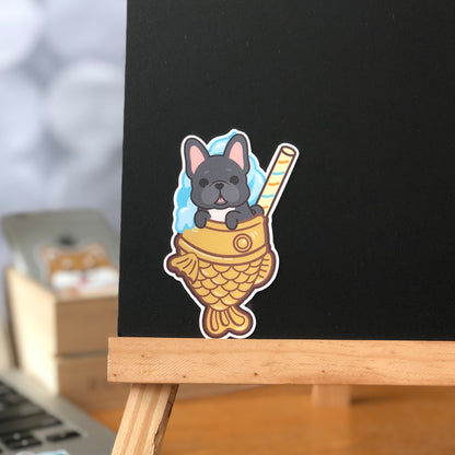 Frenchie Stickers-Taiyaki Ice-cream 法鬥貼紙-鯛魚雪糕
