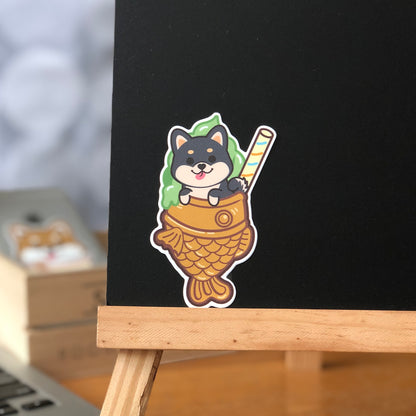 Shiba Stickers-Taiyaki Ice-cream 柴犬貼紙-鯛魚雪糕