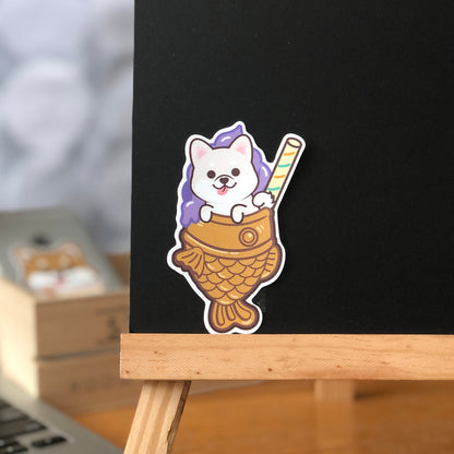 Shiba Stickers-Taiyaki Ice-cream 柴犬貼紙-鯛魚雪糕