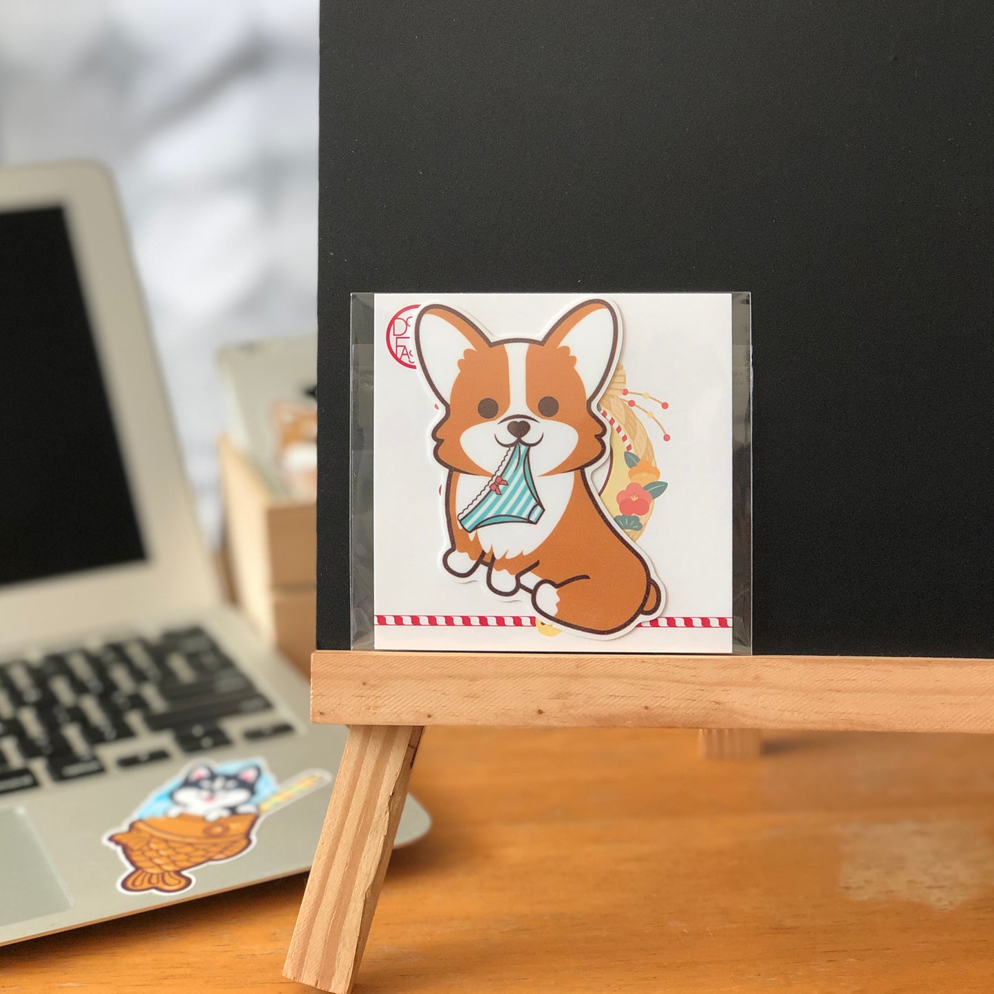 Husky Stickers-Panties 雪橇狗貼紙-偷底褲
