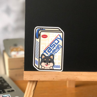 Shiba Stickers-Vita Soya Milk 柴犬貼紙-維他奶