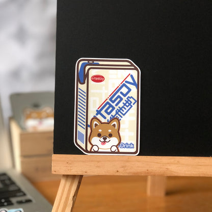 Shiba Stickers-Vita Soya Milk 柴犬貼紙-維他奶